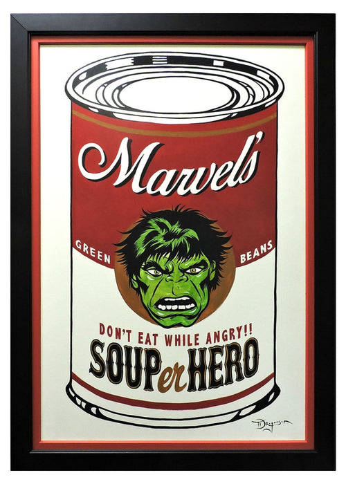 SOUPer Hero - Incredible Hulk Original Painting by Tim Rogerson
