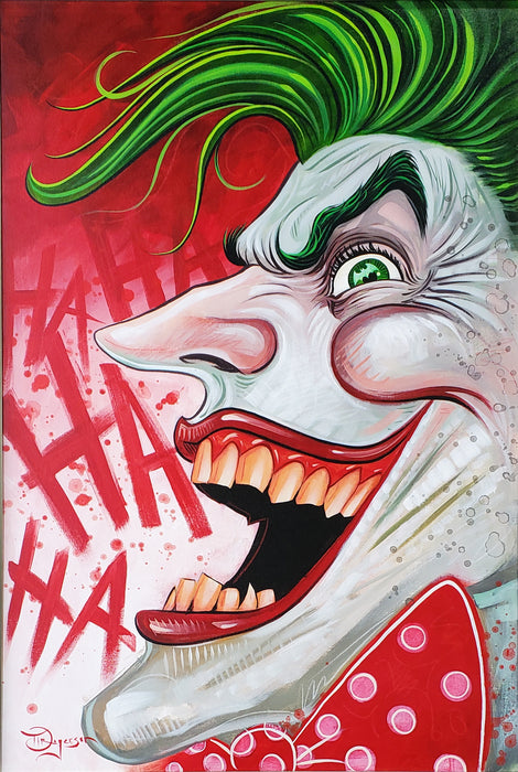 The Joker Original Painting by Tim Rogerson