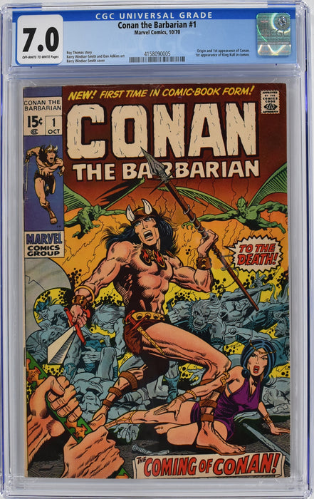 Conan the Barbarian #1 CGC 7.0