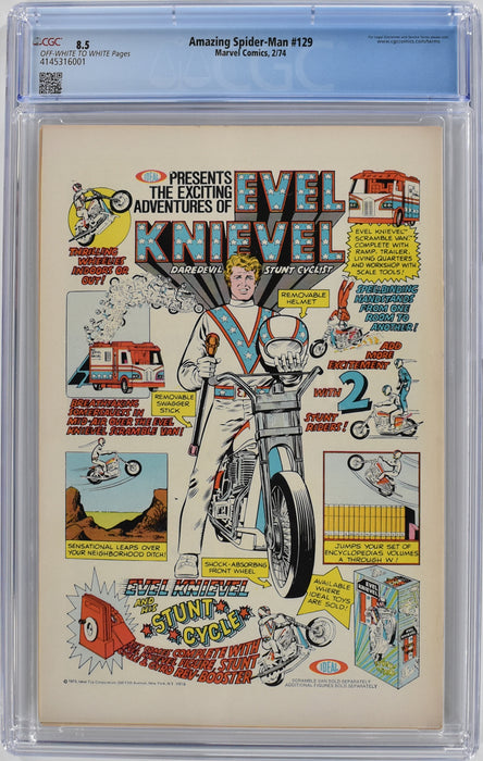 Amazing Spider-Man #129 CGC 8.5