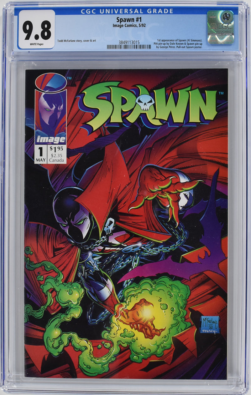 Spawn #1 Todd McFarlane Signature Series CGC 9.8 (W) *4170843010