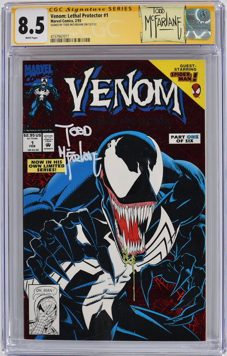 Venom Lethal Protector #1 CGC SS 8.5