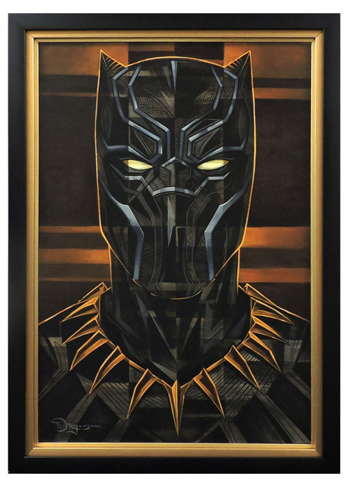 Black Panther Original Painting by Tim Rogerson