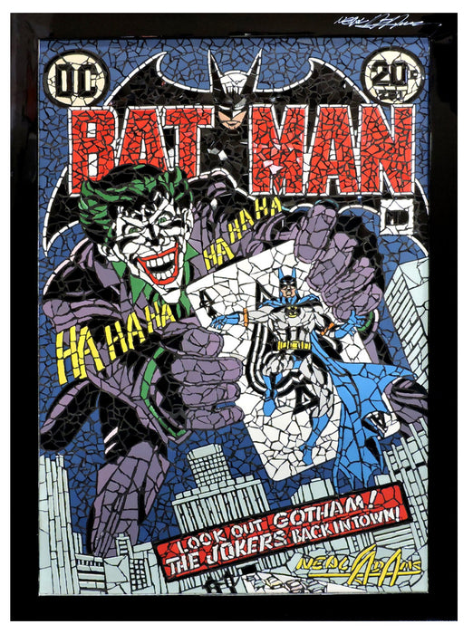 Batman #251 Shattered Mosaic Re-creation Signed by Neal Adams