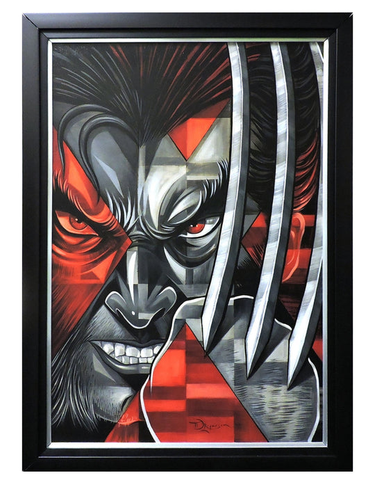 Wolverine Logan Original Painting by Tim Rogerson