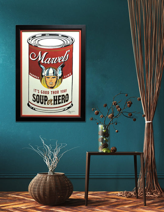 SOUPer Hero - Thor Original Painting by Tim Rogerson